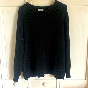 Black tunic sweater